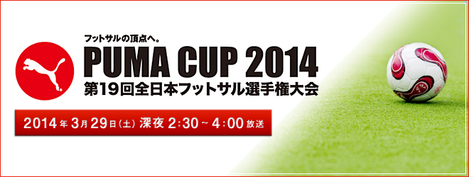 PUMA CUP 2014 第19回全日本フットサル選手権大会 決勝